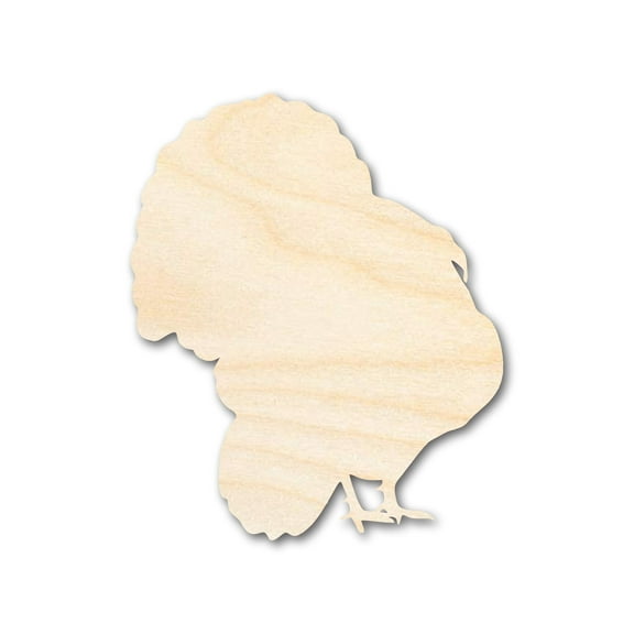 Unfinished Wood Detailed Turkey Shape | DIY Craft Cutout | up to 46" DIY 36" / 1/2"