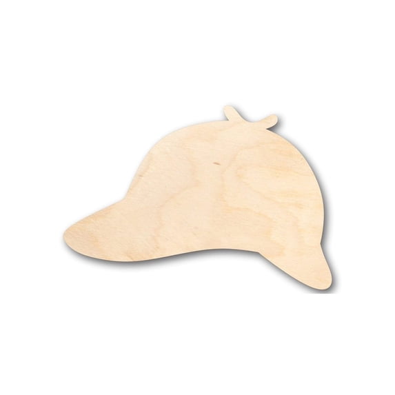 Unfinished Wood Detective Hat Shape - Craft - up to 46" DIY 18" / 1"