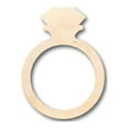 thumbnail image 1 of Unfinished Wood Diamond Ring Shape - Craft - up to 46" DIY 46" / 1/2", 1 of 3