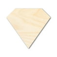 thumbnail image 1 of Unfinished Wood Diamond Shape | DIY Craft Cutout 16" / 1", 1 of 4