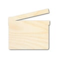 thumbnail image 1 of Unfinished Wood Directors Clapboard Silhouette - Film Craft - up to 46" DIY 12" / 3/4", 1 of 4