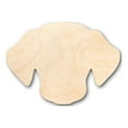 thumbnail image 1 of Unfinished Wood Dog Head Shape - Animal - Pet - Craft - up to 46" DIY 14" / 1/2", 1 of 3