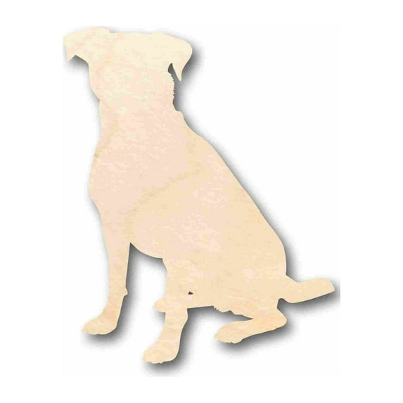 Unfinished Wood Dog Silhouette - Craft- up to 46" DIY 20" / 1"