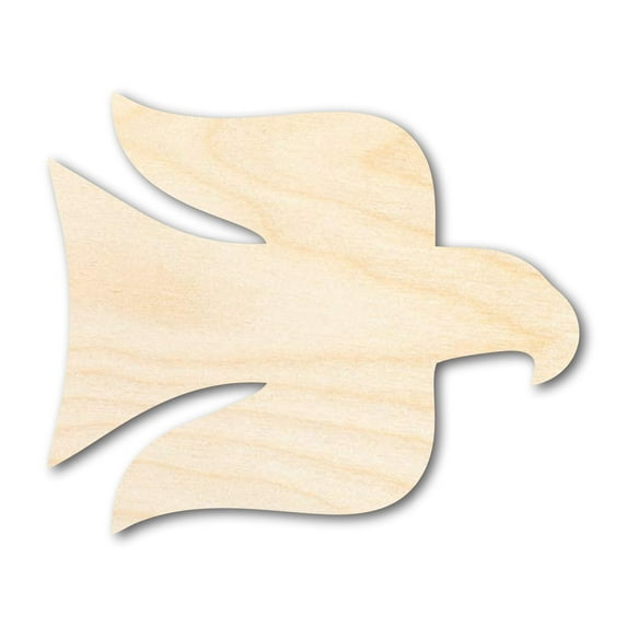 Unfinished Wood Eagle Totem Shape - Craft - up to 46" 30" / 1/4"