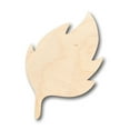 thumbnail image 1 of Unfinished Wood Earth Leaf Element Shape - Craft - up to 46" DIY 16" / 1/8", 1 of 3