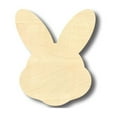 thumbnail image 1 of Unfinished Wood Easter Bunny Head Shape - Craft - up to 46" DIY 24" / 1/8", 1 of 4