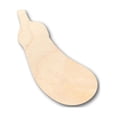 thumbnail image 1 of Unfinished Wood Eggplant Shape - Kitchen - Food - Craft - up to 46" DIY 3" / 1/8", 1 of 3