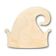 thumbnail image 1 of Unfinished Wood Elf Hat Shape - Christmas - Ornament - Craft - up to 46" DIY 16" / 3/4", 1 of 3