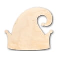 thumbnail image 1 of Unfinished Wood Elf Hat Shape - Christmas - Ornament - Craft - up to 46" DIY 4" / 1/8", 1 of 3