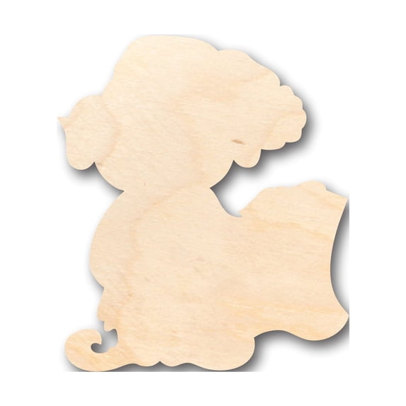 Unfinished Wood Elf Naughty Nice List Shape - Craft - up to 46" DIY 46" / 3/4"