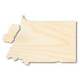 thumbnail image 1 of Unfinished Wood Equatorial Guinea Country Shape - Central African Craft - up to 46" DIY 5" / 1/2", 1 of 4