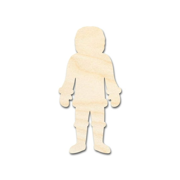 Unfinished Wood Eskimo Shape - Eskimo - Inuit - Winter - Craft - up to 46" DIY 20" / 1/4"