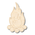 thumbnail image 1 of Unfinished Wood Etched Camp Fire Shape 18" / 1/8", 1 of 2