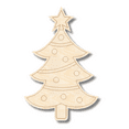 thumbnail image 1 of Unfinished Wood Etched Christmas Tree Shape 18" / 1/8", 1 of 2
