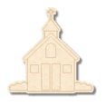 thumbnail image 1 of Unfinished Wood Etched Church Shape | Paint By Line Crafts 24" / 1/4", 1 of 2