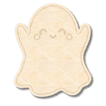 thumbnail image 1 of Unfinished Wood Etched Ghost Shape | Paint By Line Crafts 8" / 1/4", 1 of 2