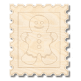 thumbnail image 1 of Unfinished Wood Etched Gingerbread Man Stamp Shape 30" / 1/4", 1 of 2