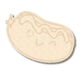 thumbnail image 1 of Unfinished Wood Etched Groovy Hot Dog Shape | Paint By Line Crafts 6" / 1/8", 1 of 1