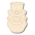 thumbnail image 1 of Unfinished Wood Etched Leprechaun Shape | Paint By Line Crafts 5" / 1/4", 1 of 2