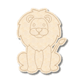 thumbnail image 1 of Unfinished Wood Etched Lion Shape 14" / 1/8", 1 of 2