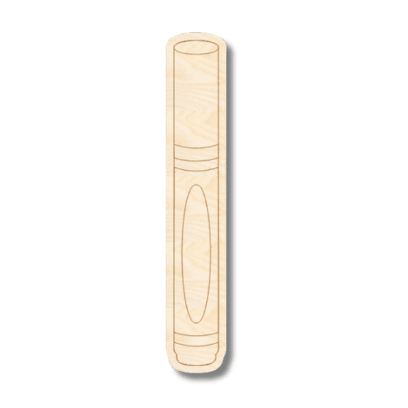 Unfinished Wood Etched Marker Shape | Paint By Line Crafts 10" / 1/4"