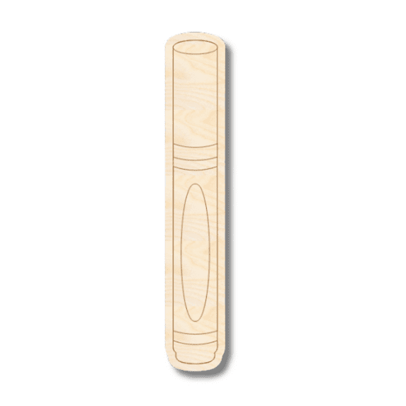Unfinished Wood Etched Marker Shape 5" / 1/4"