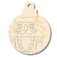 thumbnail image 1 of Unfinished Wood Etched Nutcracker Ornament Shape | Paint By Line Crafts 8" / 1/4", 1 of 1