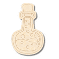 thumbnail image 1 of Unfinished Wood Etched Potion Bottle Shape 3" / 1/8", 1 of 2