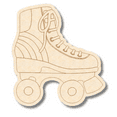 thumbnail image 1 of Unfinished Wood Etched Roller Skate Shape 3" / 1/8", 1 of 2