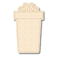 thumbnail image 1 of Unfinished Wood Etched Tall Birthday Gift Shape | Paint By Line Crafts 24" / 1/8", 1 of 2