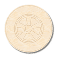 thumbnail image 1 of Unfinished Wood Etched Tire Shape 24" / 1/4", 1 of 2