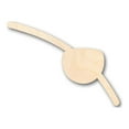 thumbnail image 1 of Unfinished Wood Eyepatch Shape - Pirates - Craft - up to 46" DIY 16" / 3/4", 1 of 3