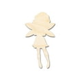 thumbnail image 1 of Unfinished Wood Fairy Shape 10" / 1/4", 1 of 4