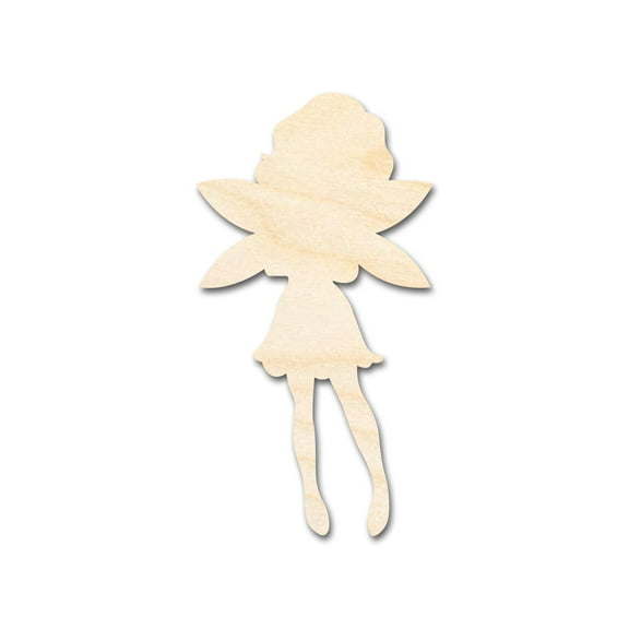 Unfinished Wood Fairy Shape 3" / 1/8"