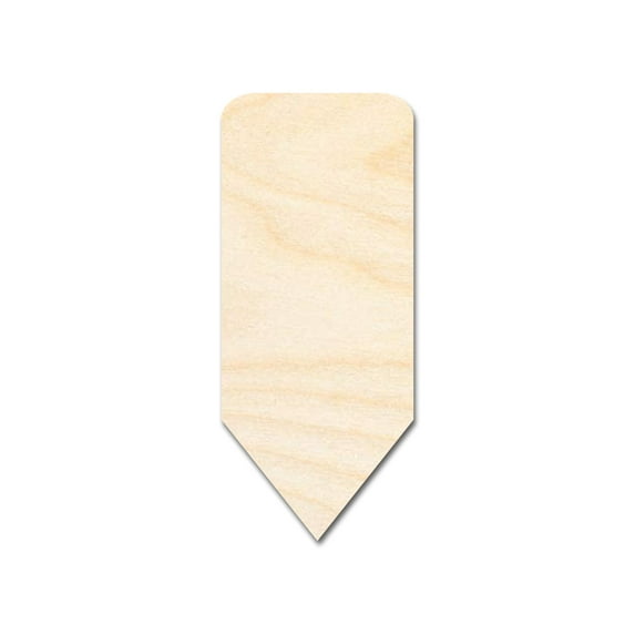 Bigger Better | Unfinished Wood Fat Pencil Silhouette | DIY Craft Cutout 24" / 1/4"