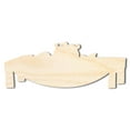 thumbnail image 1 of Unfinished Wood Feast Table Shape - Craft - up to 46" 10" / 1/4", 1 of 5