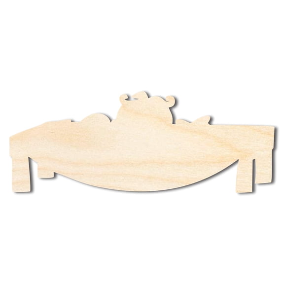 Unfinished Wood Feast Table Shape - Craft - up to 46" 30" / 1/4"
