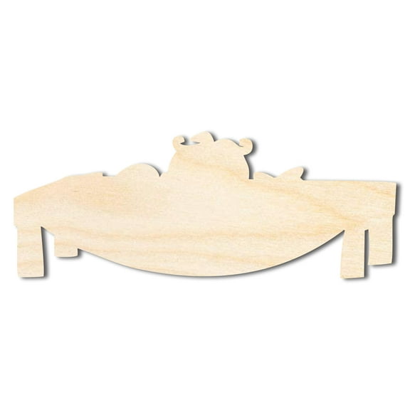 Unfinished Wood Feast Table Shape - Craft - up to 46" 5" / 1/4"