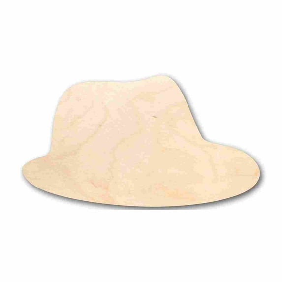 Unfinished Wood Fedora Shape - Hat - Craft - up to 46" DIY 46" / 1/2"
