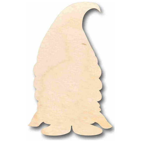Unfinished Wood Female Gnome Silhouette - Craft- up to 46" DIY 16" / 1"