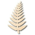 thumbnail image 1 of Unfinished Wood Fern Shape - Plants - Craft - up to 46" DIY 5" / 1/8", 1 of 3