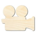 thumbnail image 1 of Unfinished Wood Film Camera Shape | DIY Craft Cutout 7" / 1/8", 1 of 3