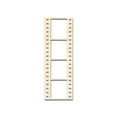 thumbnail image 1 of Unfinished Wood Film Strip Shape 6" / 1/4", 1 of 3