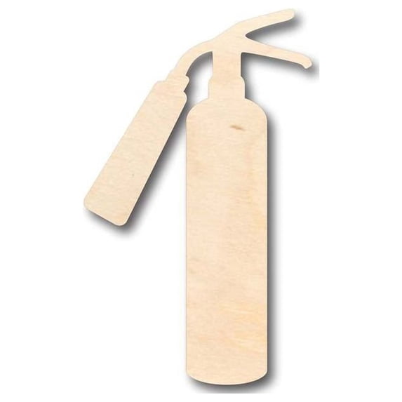 Unfinished Wood Fire Extinguisher Shape -Firefighter - Craft - up to 46" DIY 18" / 1/8"