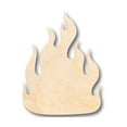 thumbnail image 1 of Unfinished Wood Fire Shape - Firefighter - Craft - up to 46" DIY 8" / 1/8", 1 of 3