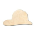 thumbnail image 1 of Unfinished Wood Fireman's Hat Shape - Firefighter - Craft - up to 46" DIY 42" / 1/2", 1 of 3