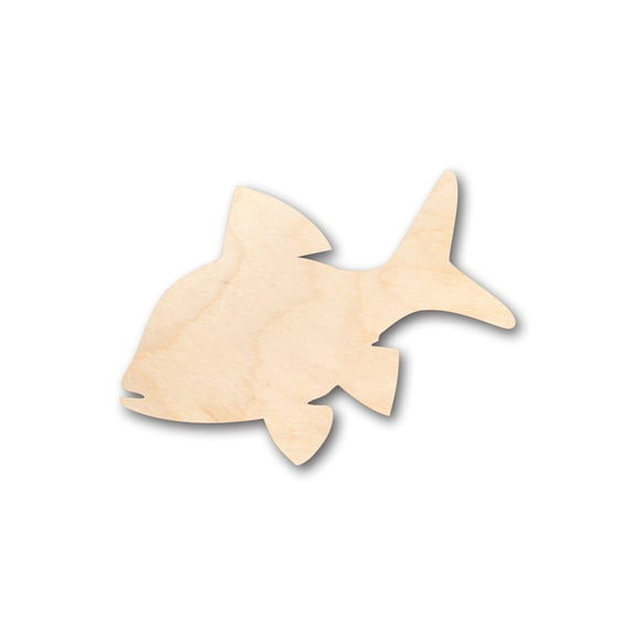 Unfinished Wood Fish Shape - Craft - up to 46" DIY 3" / 1/4"