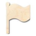 thumbnail image 1 of Unfinished Wood Flag Shape - Craft - up to 46" DIY 10" / 1/2", 1 of 3