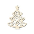 thumbnail image 1 of Unfinished Wood Flourish Christmas Tree Shape - Craft - up to 46" 24" / 1/4", 1 of 5