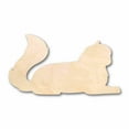 thumbnail image 1 of Unfinished Wood Fluffy Cat Silhouette - Craft- up to 24" DIY 42" / 3/4", 1 of 3